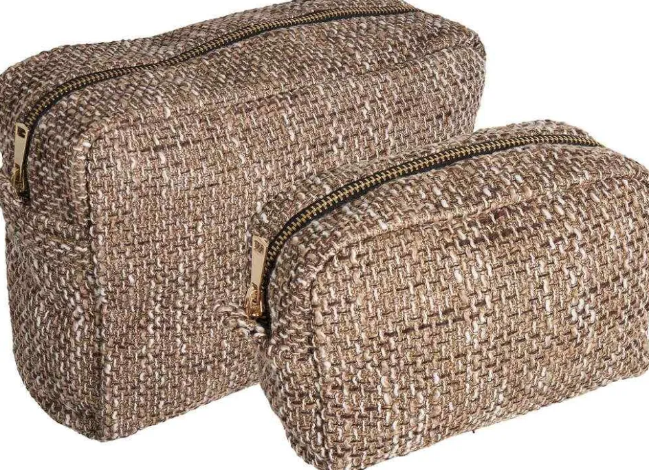 Discount House Nordic Safi Toilettaske 2 stk, Brun