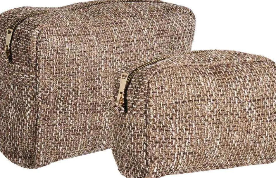 Discount House Nordic Safi Toilettaske 2 stk, Brun