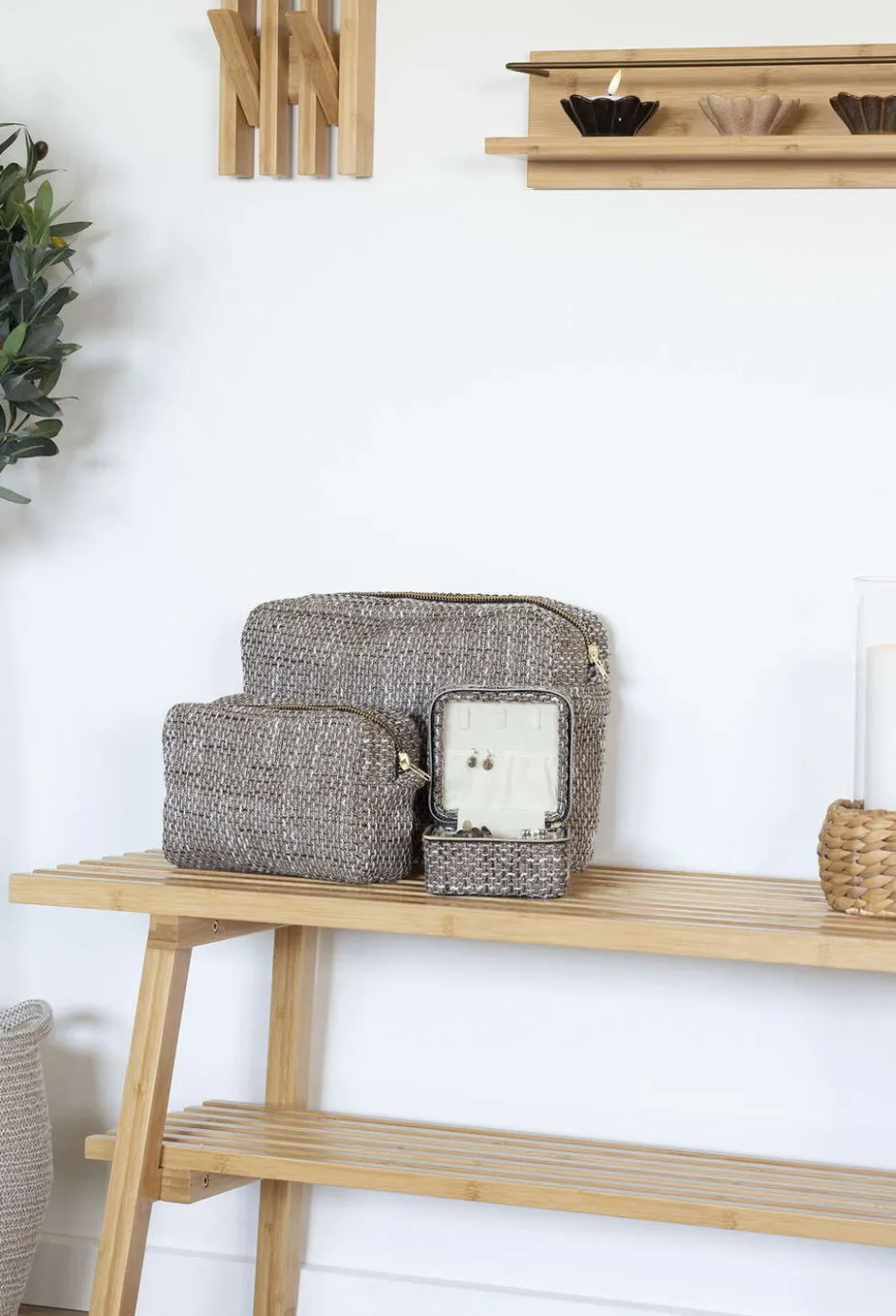 Discount House Nordic Safi Toilettaske 2 stk, Brun