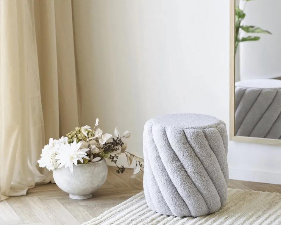 Clearance House Nordic Sana Puf H40 cm, Grå