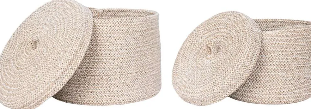 House Nordic Kurve Og Kasser > Sebal Kurve 2 stk, Beige