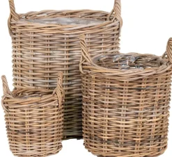 Best Sema Kurve 3 stk, Kubo Rattan Kurve Og Kasser