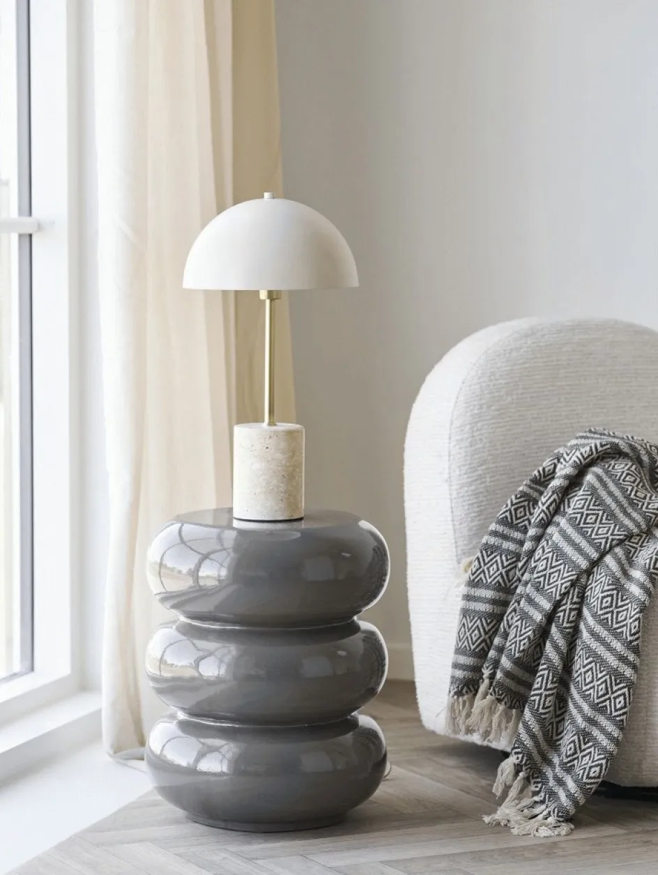 Outlet House Nordic Sheffield Bordlampe H45 cm, Marmor