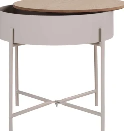 Sale House Nordic Sisco Hjørnebord H40 cm, Beige/Grå