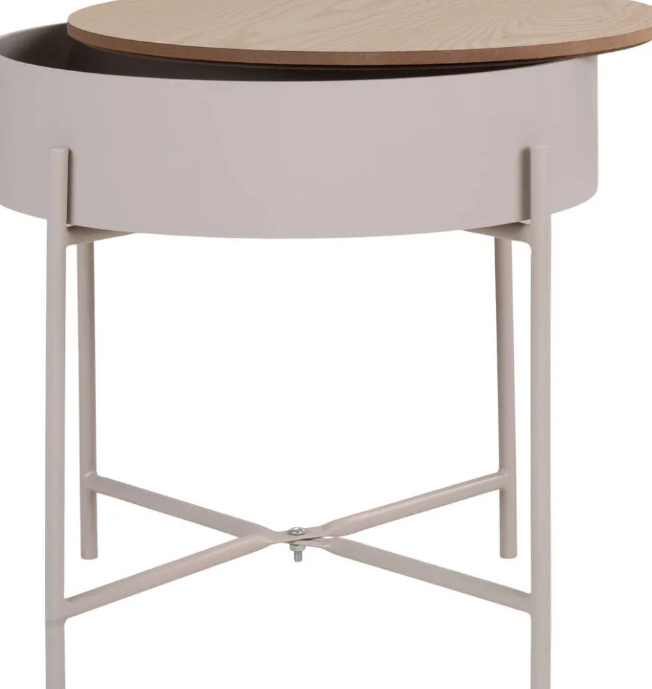 Sale House Nordic Sisco Hjørnebord H40 cm, Beige/Grå