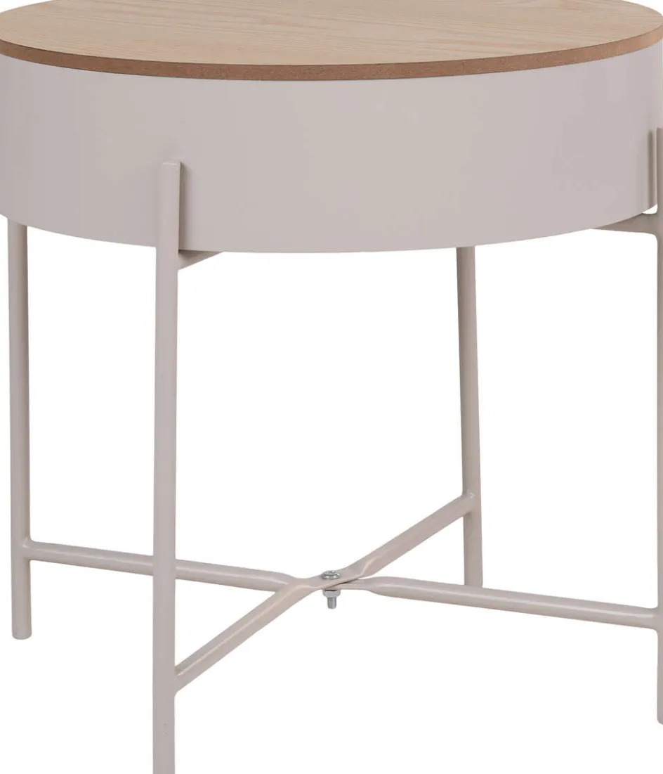 Sale House Nordic Sisco Hjørnebord H40 cm, Beige/Grå