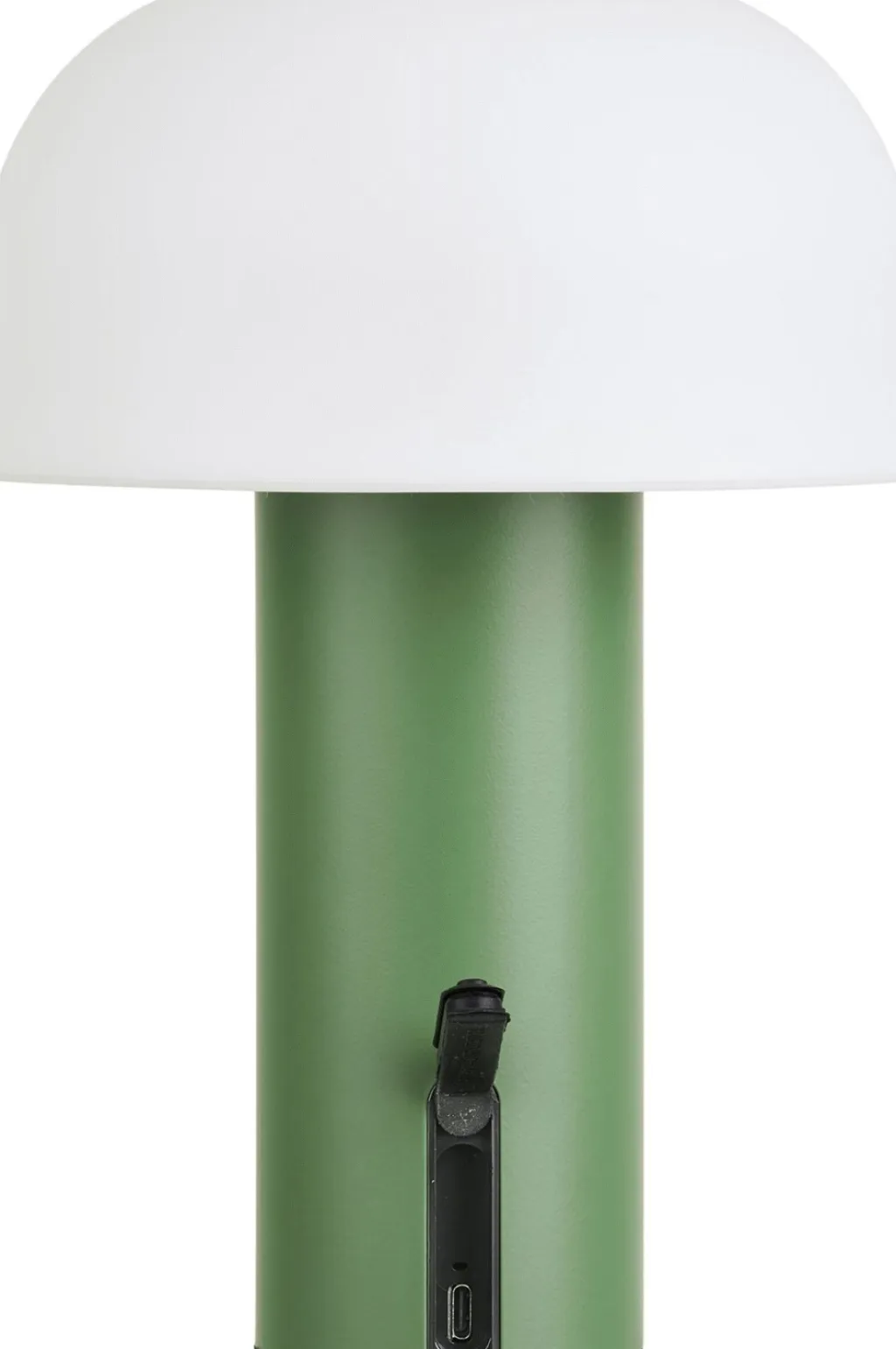 House Nordic Udendørs Bordlamper|Lamper Til Haven Og Terrassen > Soham Trådløs Bordlampe LED H22 cm, Hvid/Grøn
