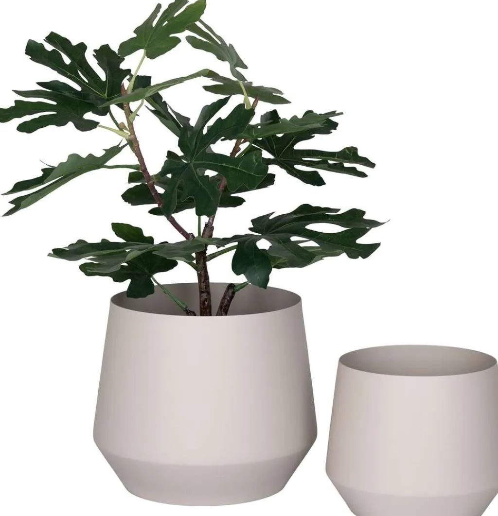 New Trofa Urtepotte 2 stk, Sand Stue|Urtepotter Og Krukker
