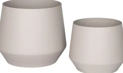 New Trofa Urtepotte 2 stk, Sand Stue|Urtepotter Og Krukker