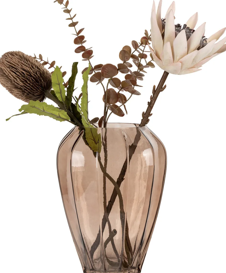 House Nordic Vase H, Brun