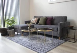 Outlet Venezia Sofabord Ø48 cm, Messing Borde
