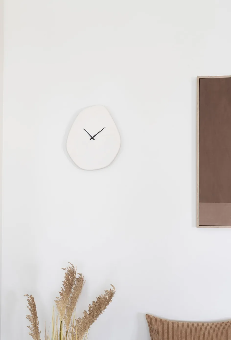 Online House Nordic Vienna Vægur 28x33 cm, Off-White