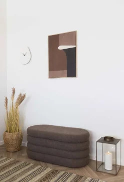 Online House Nordic Vienna Vægur 28x33 cm, Off-White
