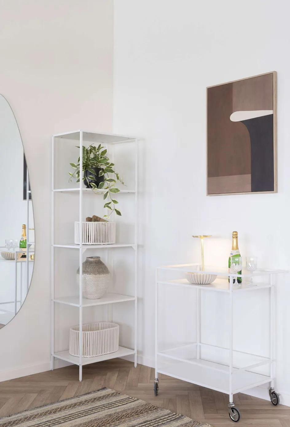 Sale House Nordic Vita Barvogn H79 cm, Hvid
