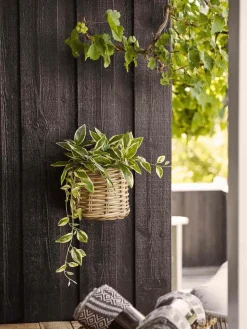 New House Nordic Keli Væghængt Kurv H27 cm, Rattan