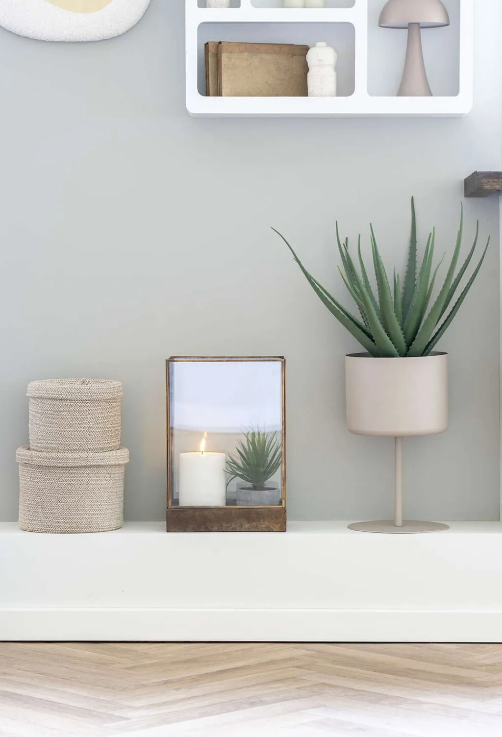House Nordic Stue > Kunstig Aloe Vera Plante H51 cm, Grøn