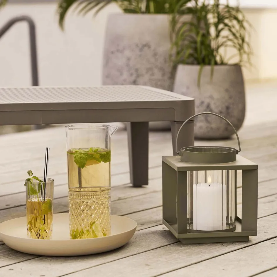 Hot House Nordic Lohals Lanterne H20,5 cm, Grøn