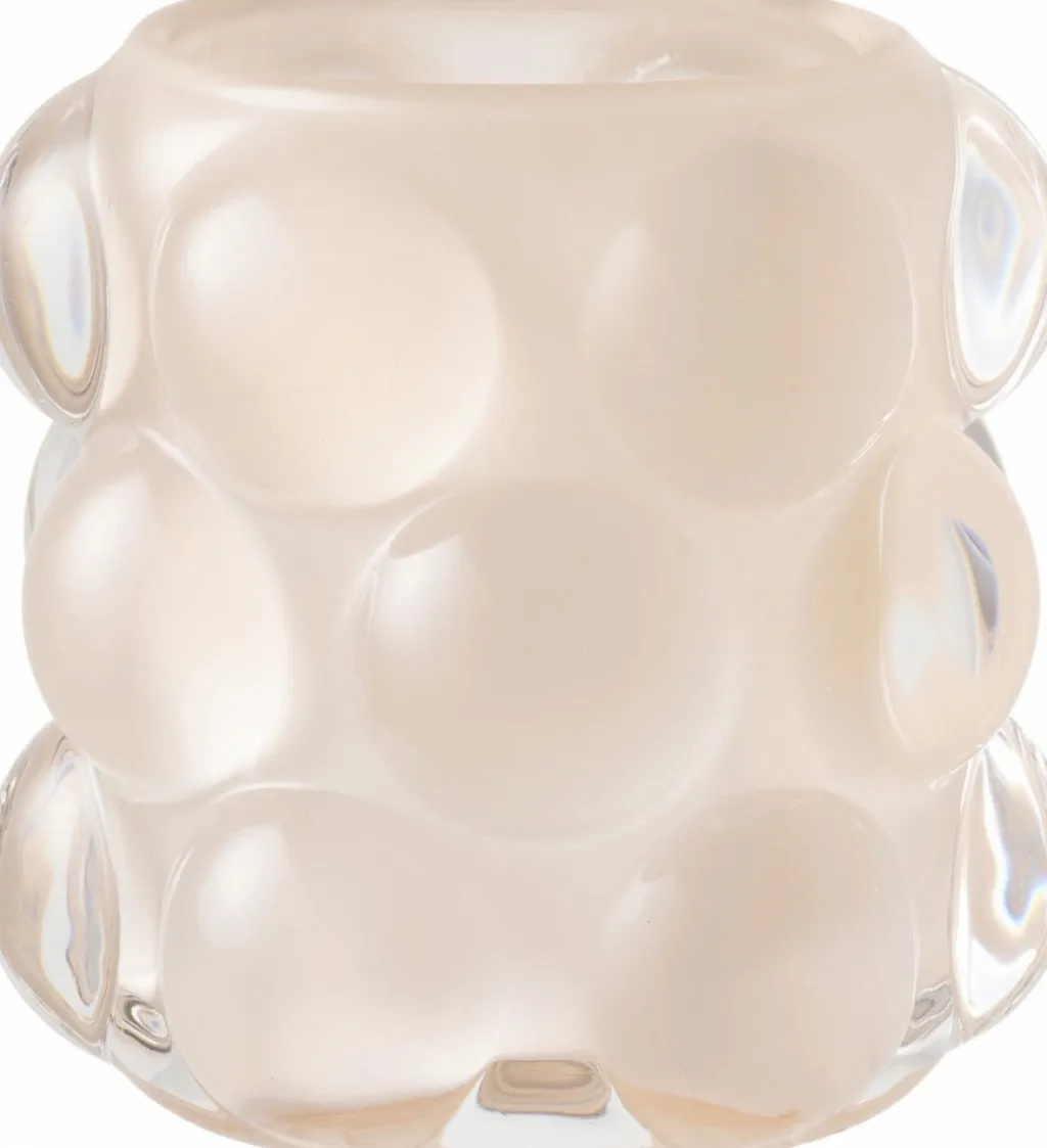 Sale Lysestage H8 cm, Beige/Grøn Lysestager