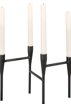 Hot Lysestage H21 cm, Sort Lysestager