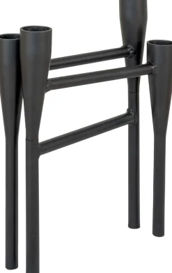Hot Lysestage H21 cm, Sort Lysestager
