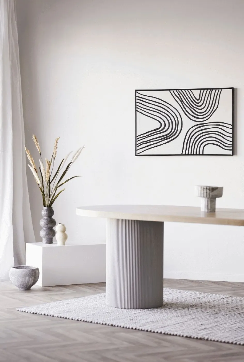 Sale House Nordic Vase H, Beige