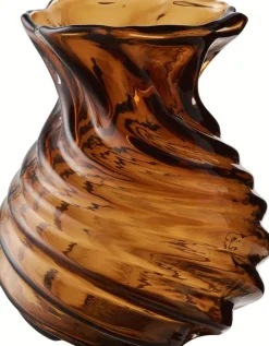 New House Nordic Vase H, Smoked Brun