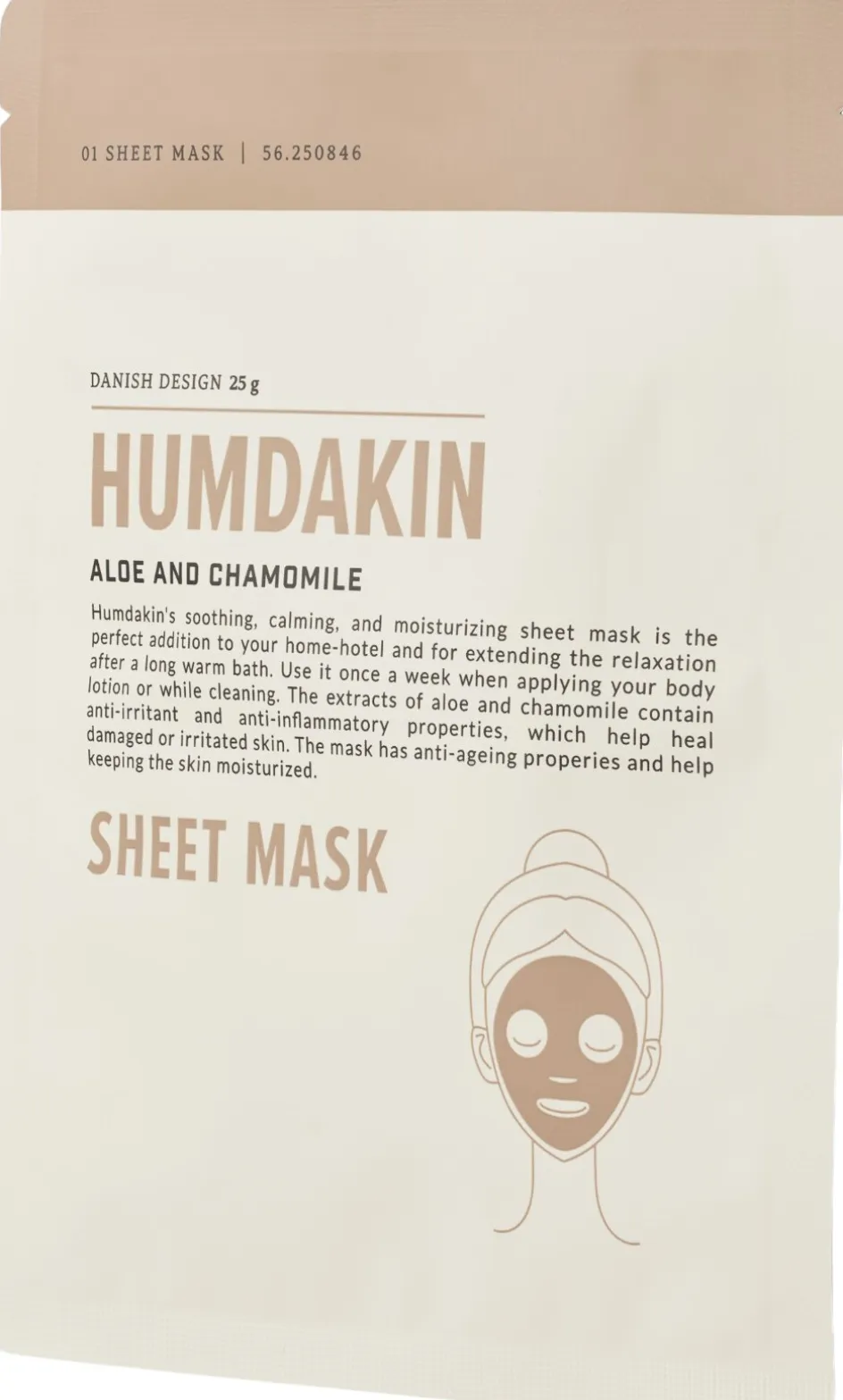Hot Humdakin Ansigtsmaske, Aloe & Kamille