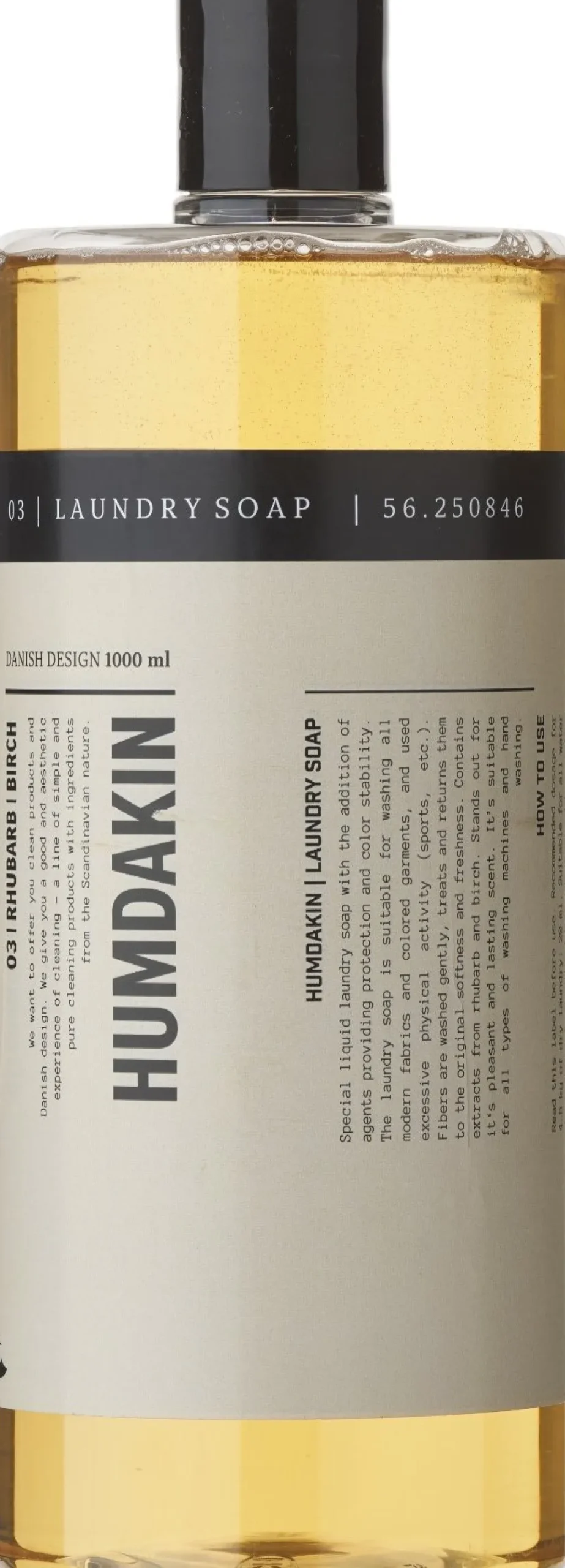 Outlet Vaskemiddel 03 1000 ml, Rabarber & Birk Vaskemiddel