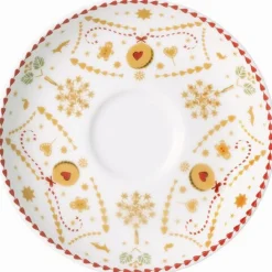 Hutschenreuther Kopper > Christmas Love Espressounderkop , Hvid