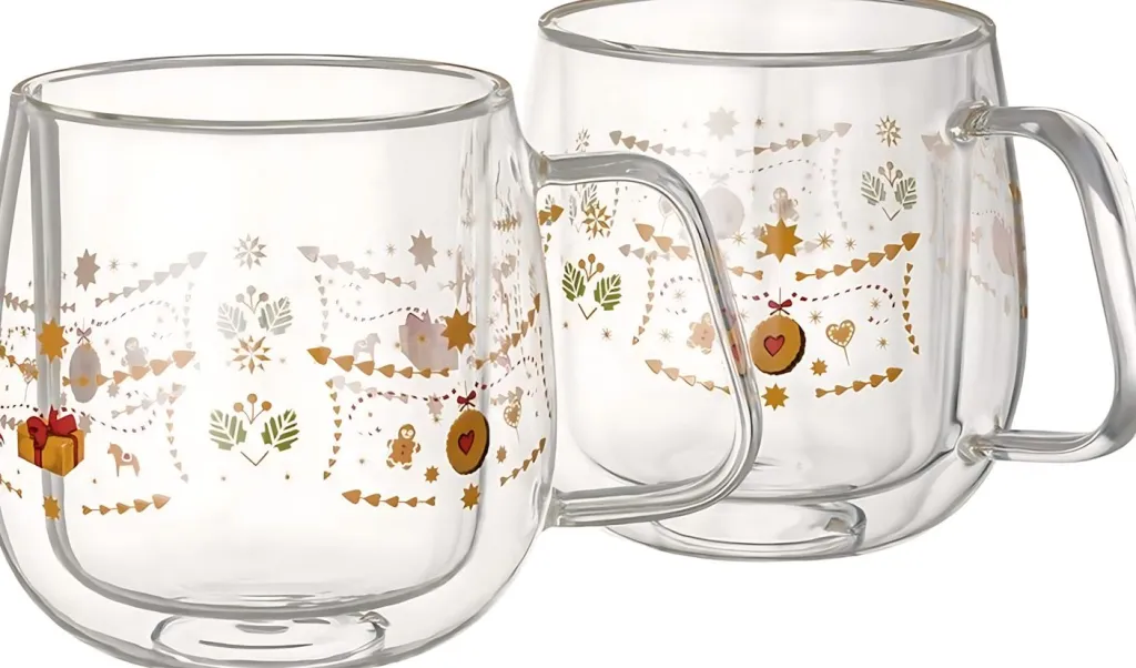 Hutschenreuther Juleglas Og Krus > Christmas Love Dobbeltvægget Krus 2 stk. 37 cl