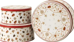 Outlet Hutschenreuther Christmas Love Kagedåse 3 stk, Hvid