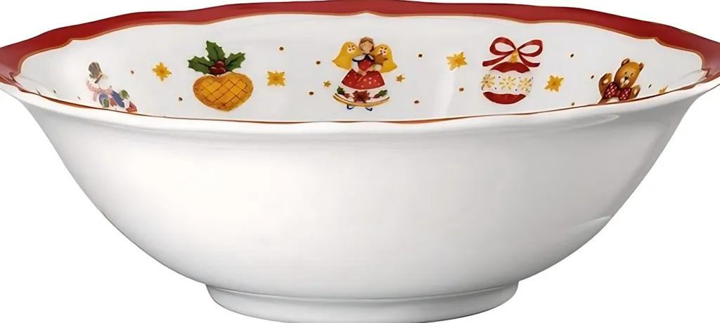 Hutschenreuther Skåle > Happy Wintertime Skål , Hvid