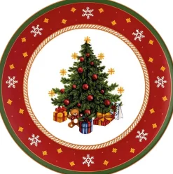 Clearance Hutschenreuther Happy Wintertime Tallerken 21,6 cm, Hvid