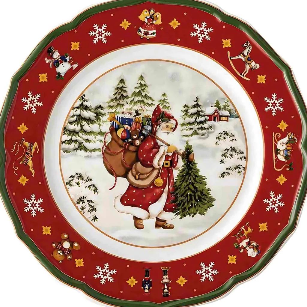 Hutschenreuther Frokosttallerkener > Happy Wintertime Tallerken ,