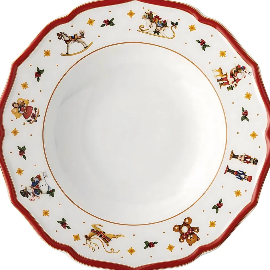 Discount Hutschenreuther Happy Wintertime Dyb Tallerken 23,6 cm, Rød