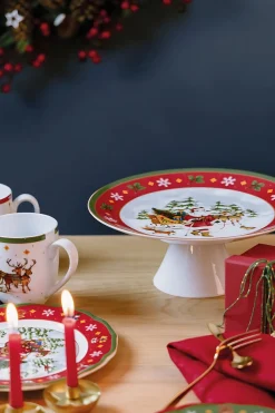 Outlet Happy Wintertime Fad på Fod , Hvid Fade
