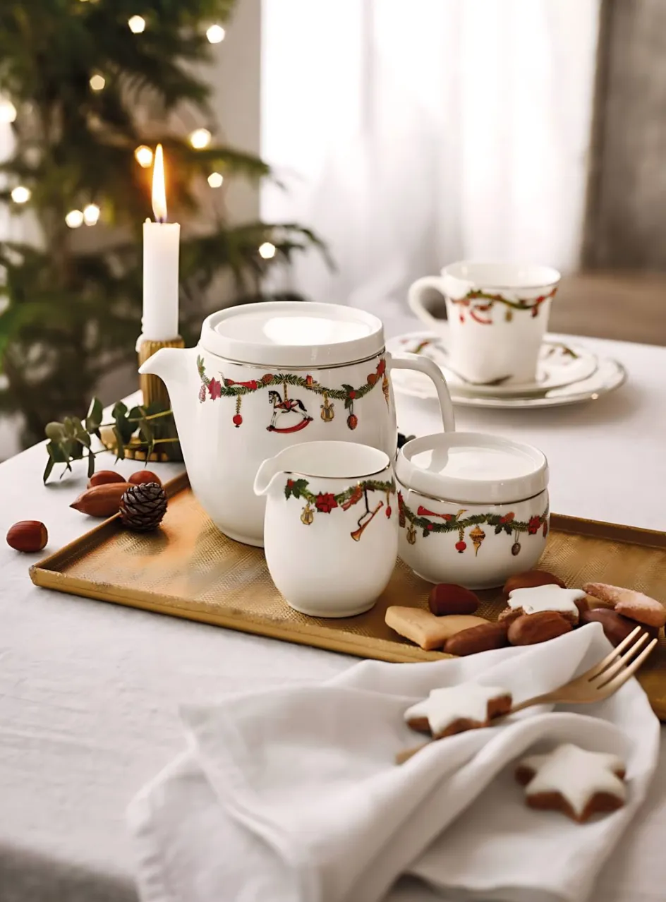 Hutschenreuther Nora Christmas Mælkekande 15 cl, Hvid