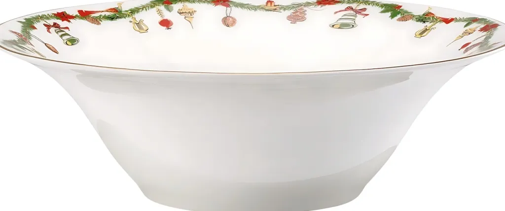 Hutschenreuther Skåle > Nora Christmas Skål , Hvid