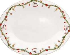 Outlet Hutschenreuther Nora Christmas Tallerken , Hvid