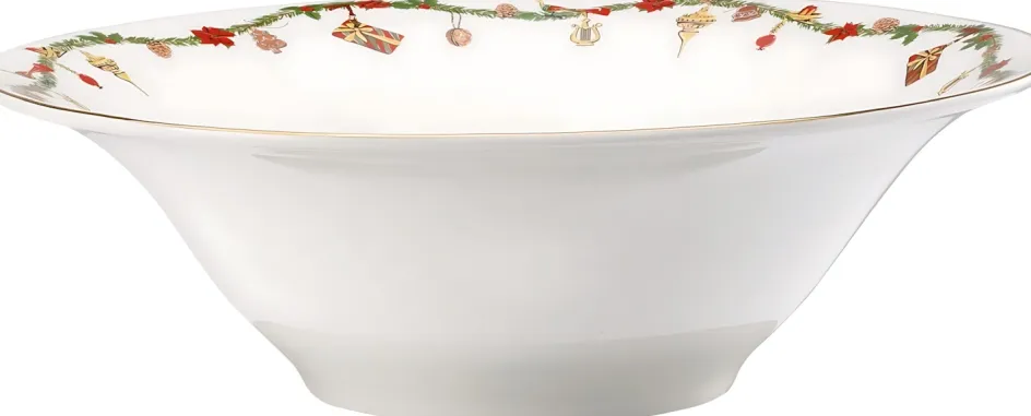 Hutschenreuther Nora Christmas Skål , Hvid