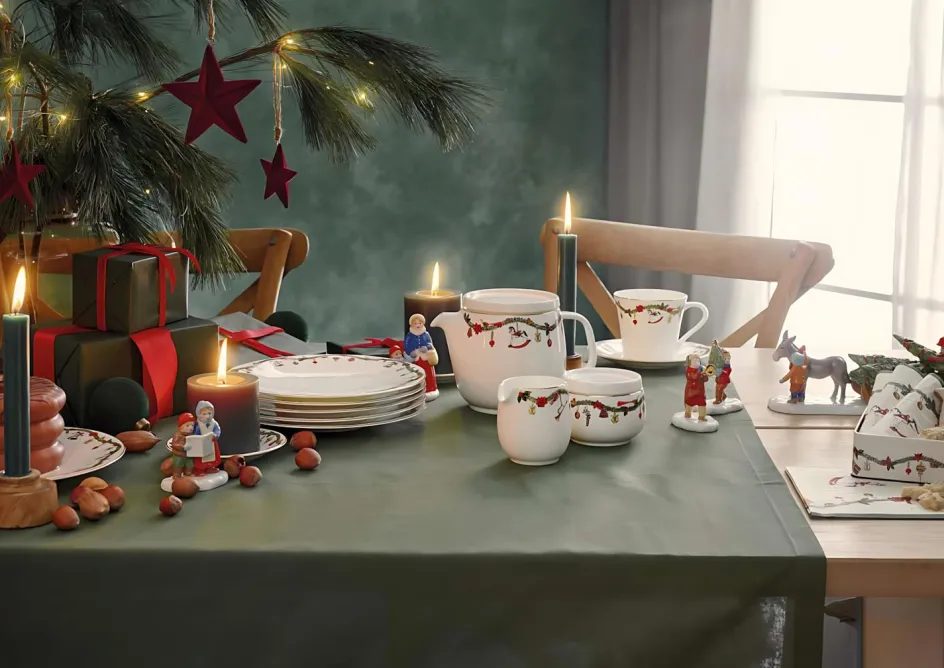 Hot Hutschenreuther Nora Christmas Tekande 0,7 L, Hvid