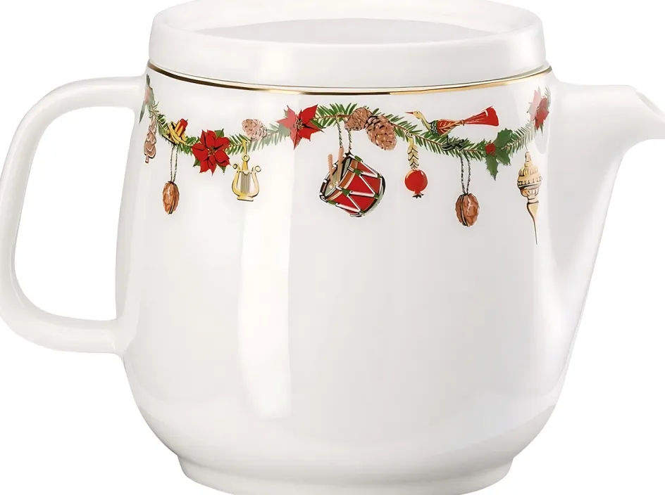 Hot Hutschenreuther Nora Christmas Tekande 0,7 L, Hvid