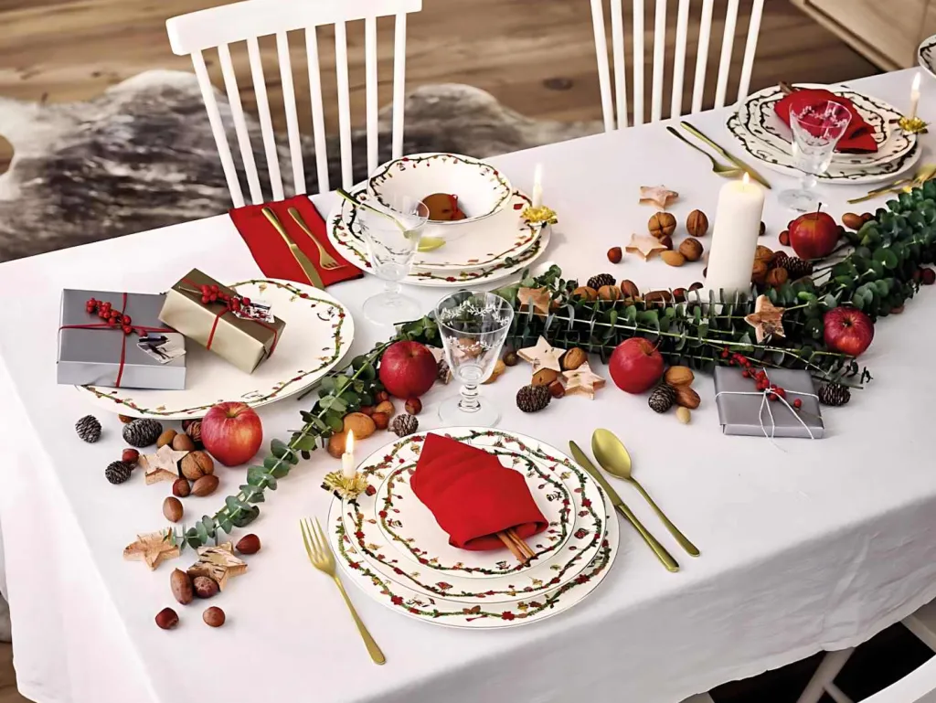 New Nora Christmas Tallerken , Hvid Frokosttallerkener