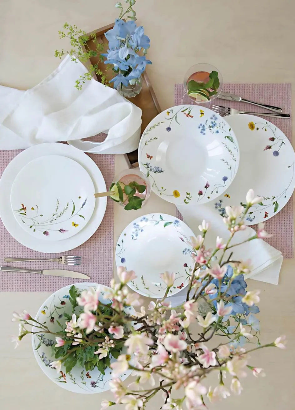 Discount Hutschenreuther Nora Spring Vibes Tallerken , Hvid