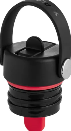 Online Hydro Flask Standard Mouth Låg m. Sugerør, Sort