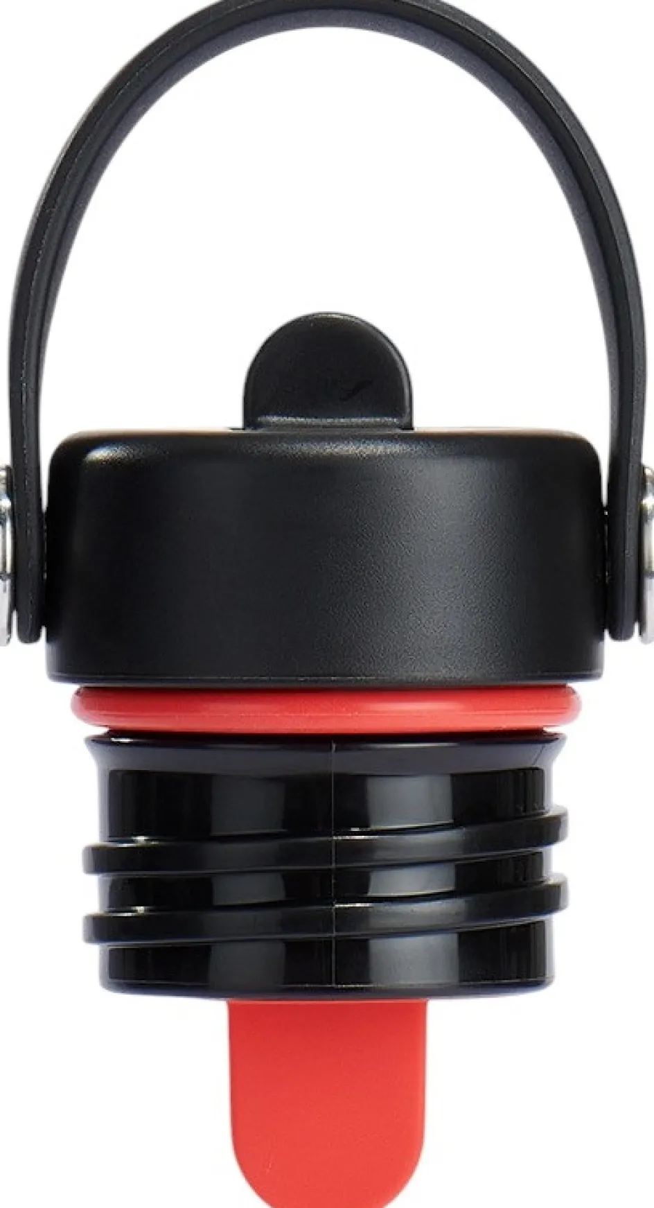Online Hydro Flask Standard Mouth Låg m. Sugerør, Sort