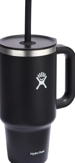 New Hydro Flask Termokop m. Sugerør 946 ml, Sort