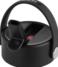 Best Hydro Flask Wide Mouth Låg m. Sugerør, Sort