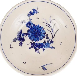 Discount Ib Laursen Avignon Dekorationsskål Ø41 cm, Hvid/Blå