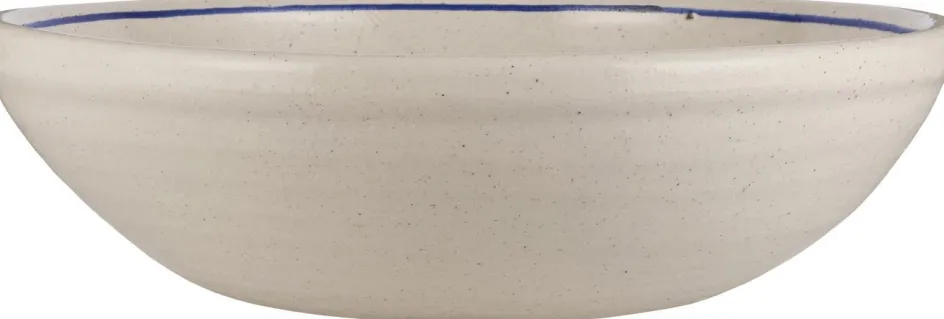 Discount Ib Laursen Avignon Dekorationsskål Ø41 cm, Hvid/Blå
